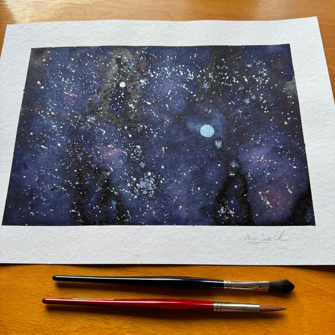 Blauer Stern - Original Kunstwerk